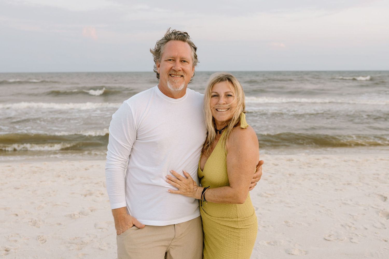 Grandpa and Grandma portrait at the beach in Gulf shores and orange beach alabama.