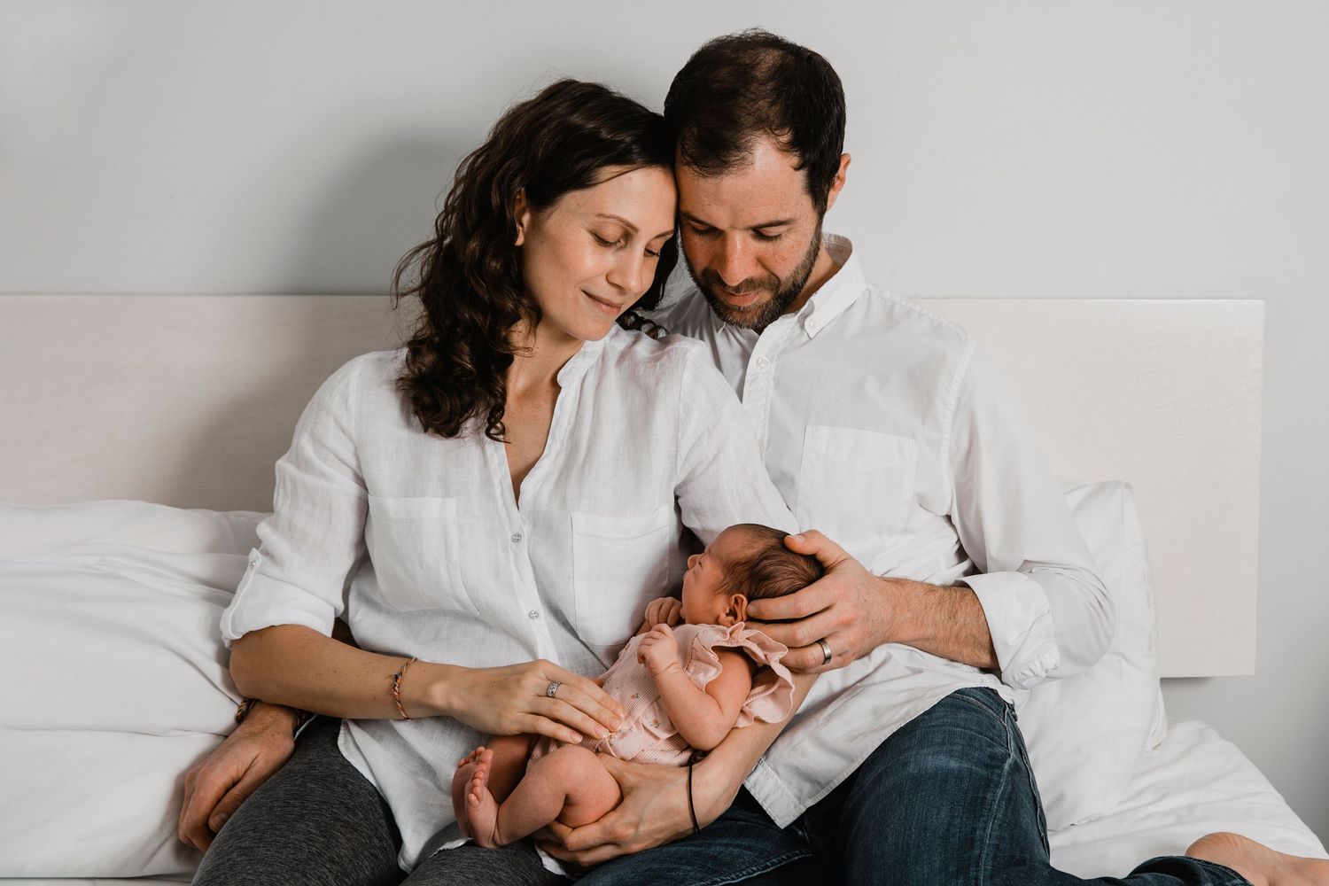 Newborn Baby in The Studio Portrait