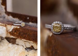 Engagement Ring from Thomas Coen Jewelers.