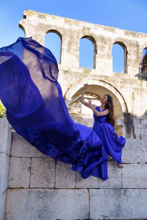 Official private Flying Dress Photo Session Split Croatia