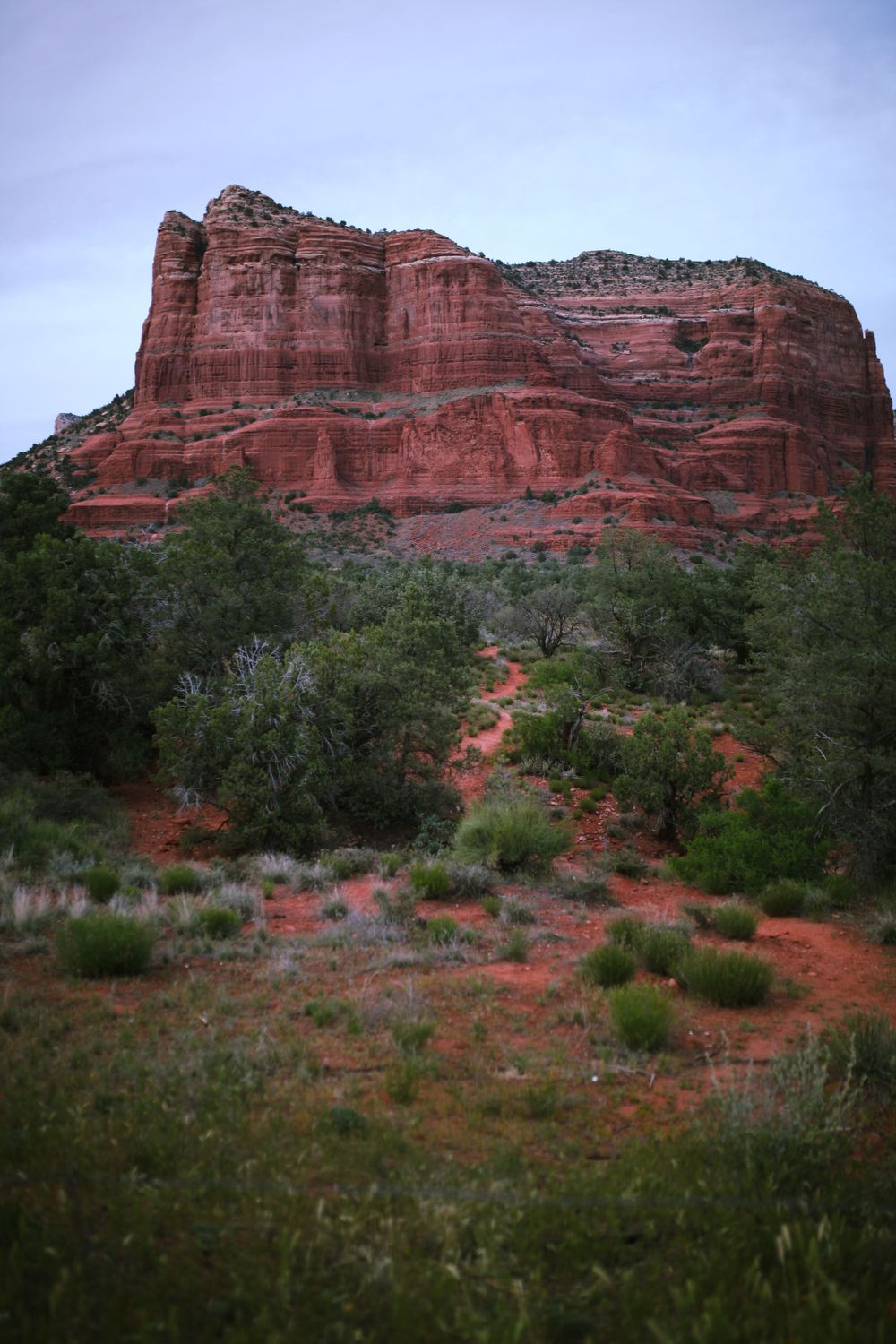 Sedona, Arizona blue hour mountain