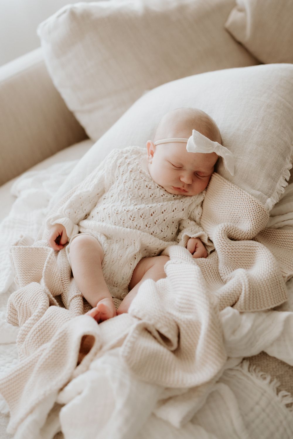 Natural Newborn In home Lifestyle session