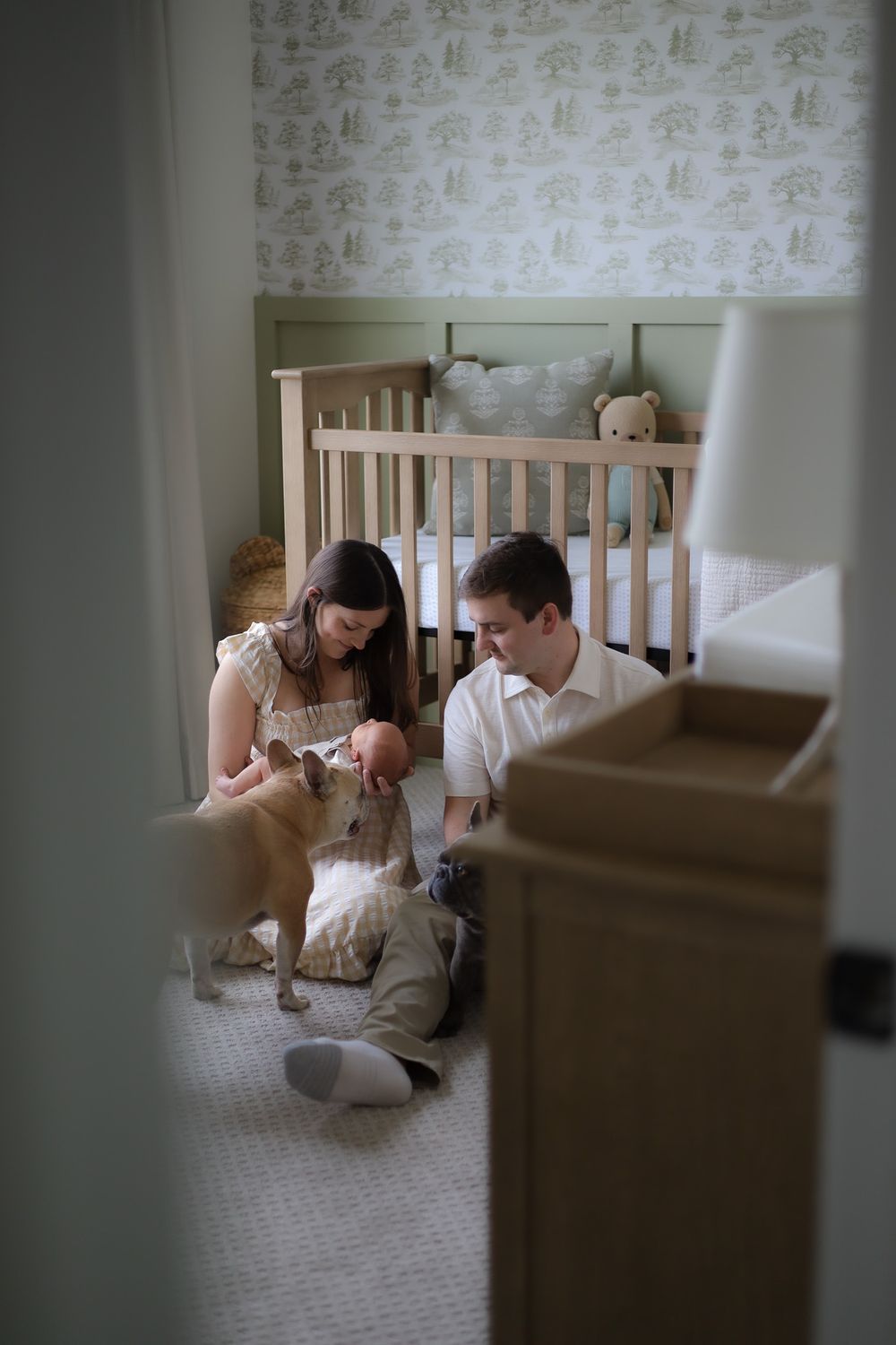 in home newborn session