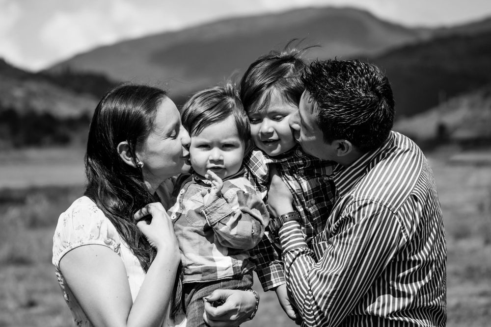 Sesion de Fotografía familiar - Padres he hijos en Paipa