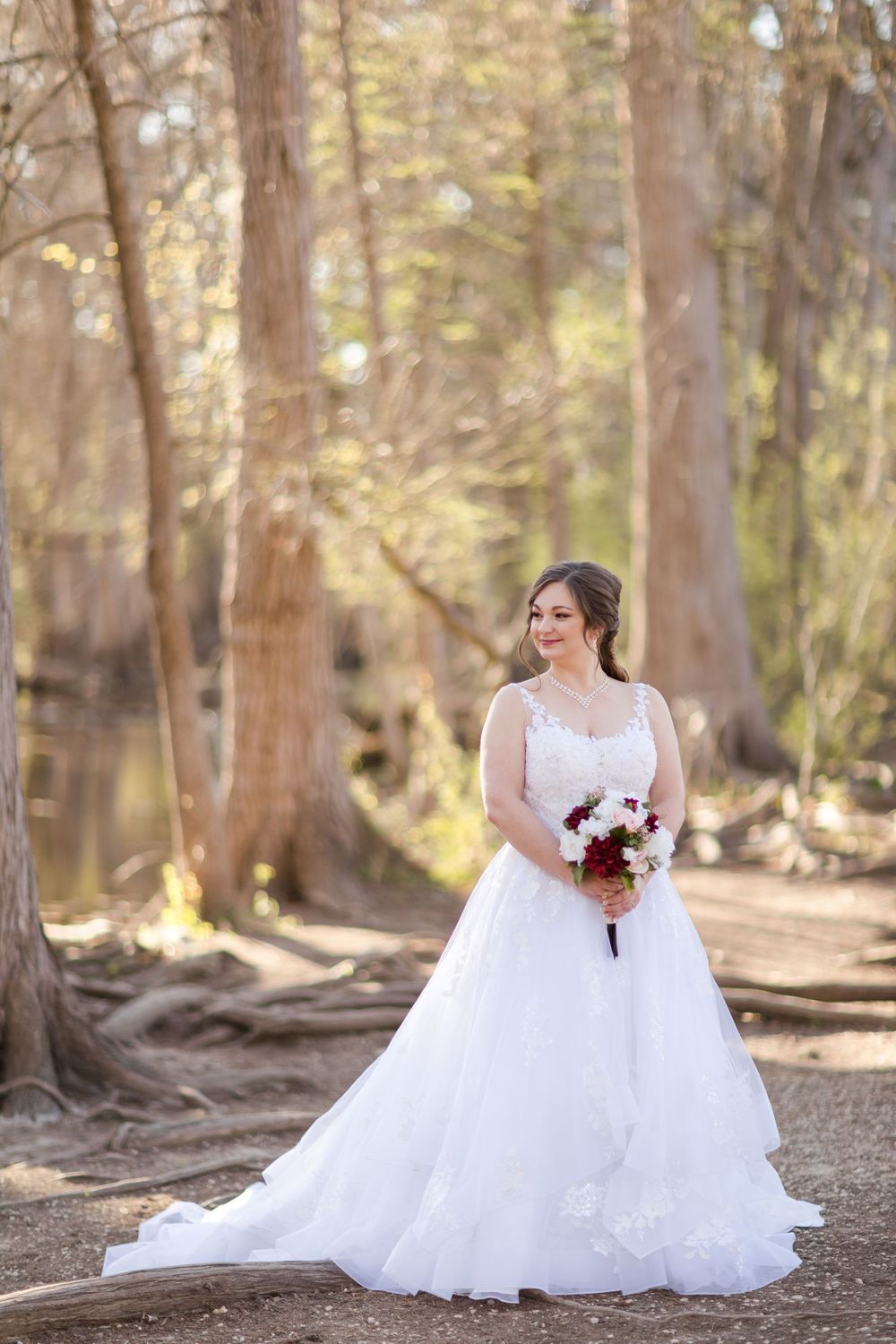 Cibolo Nature Center Boerne Texas Outdoor Bridal Portrait photographer