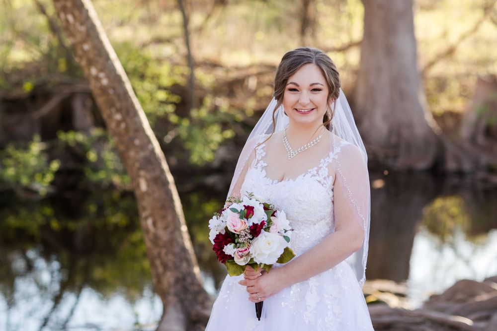 Cibolo Nature Center Boerne Texas Outdoor Bridal Portrait photographer