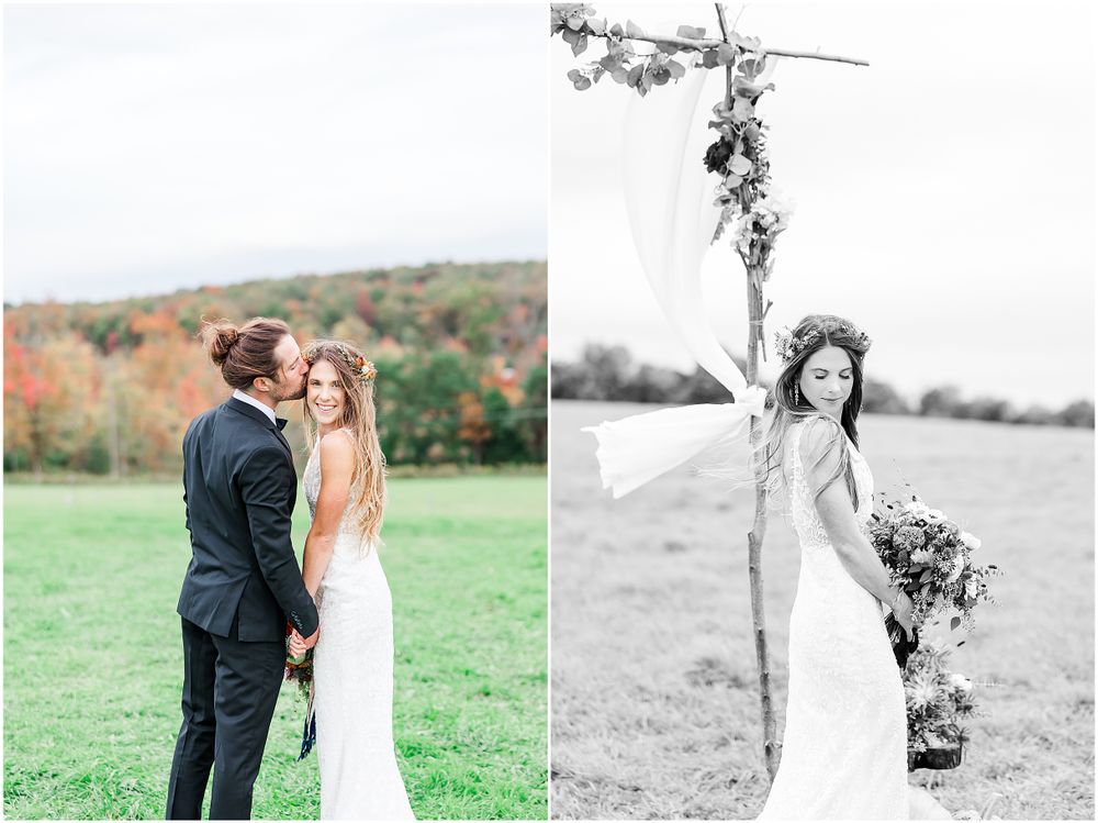 boho wedding day Scranton Wedding photographer