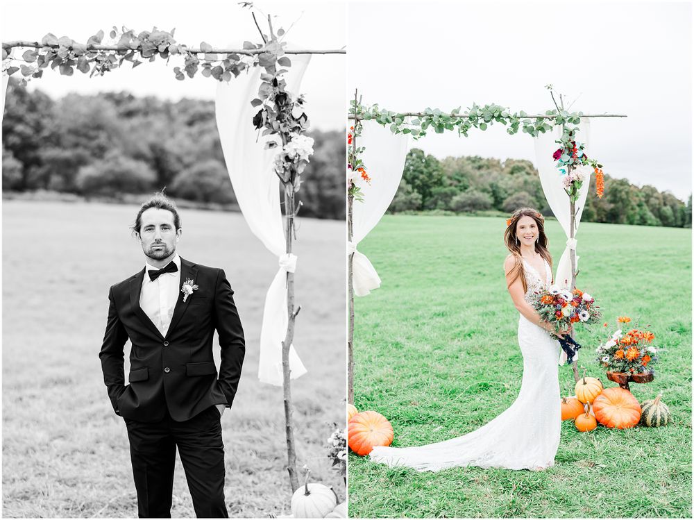 Scranton Wedding photographer boho wedding formals