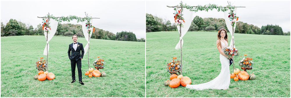 Poconos wedding photographer Bride and groom singles photo