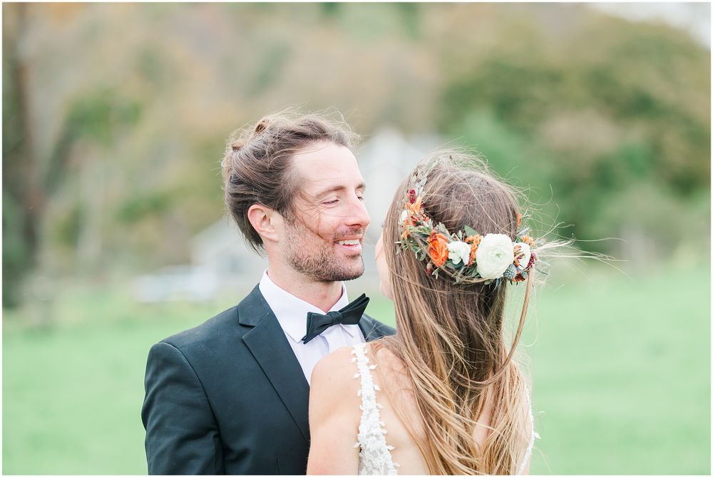 Poconos wedding photographer bride and groom photo