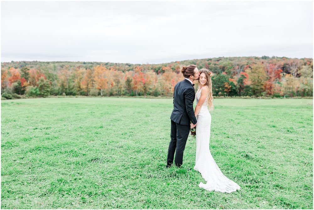 Poconos wedding photographer bride and groom photo