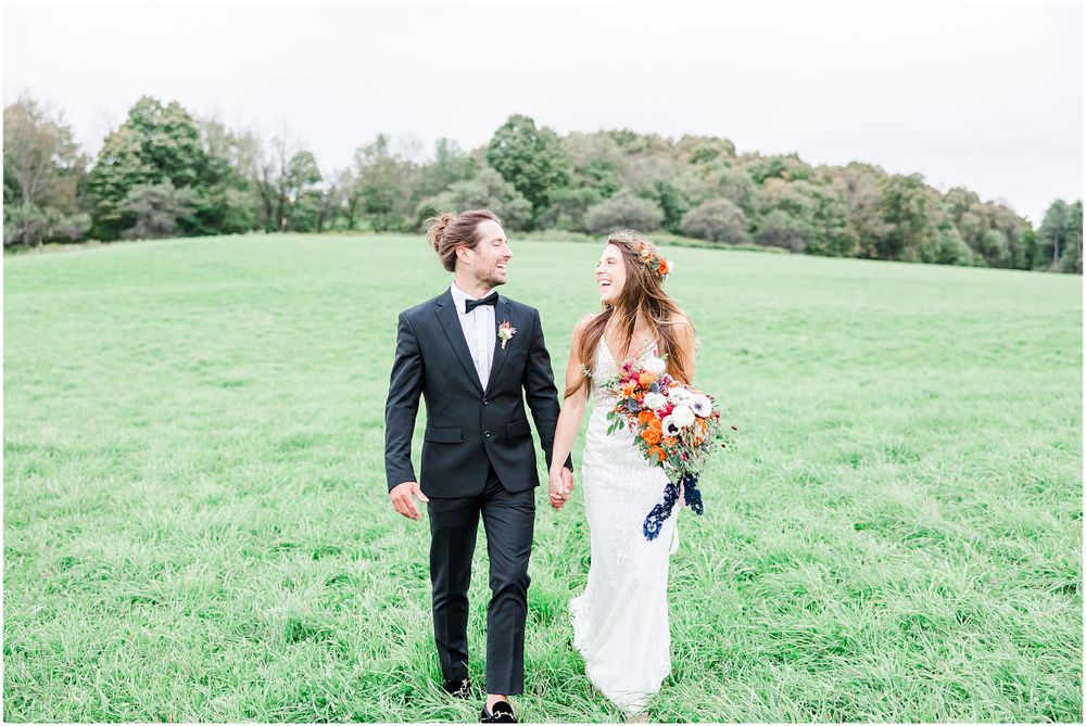 Poconos wedding photographer couples portraits