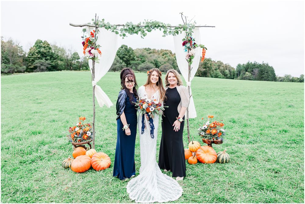 Poconos wedding photographer family formal photos