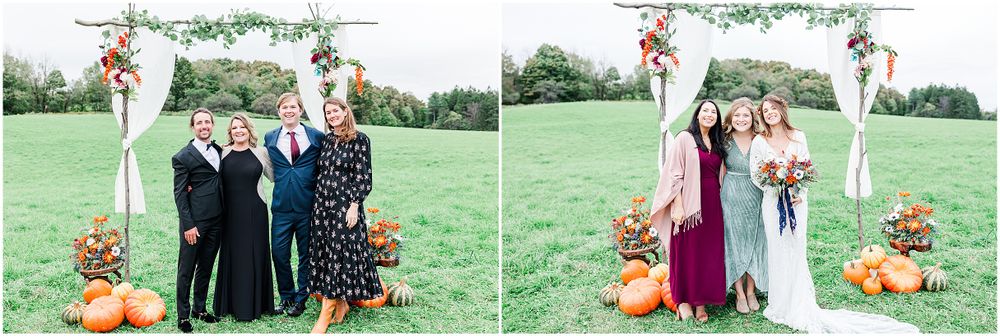 Poconos wedding photographer family formal photos