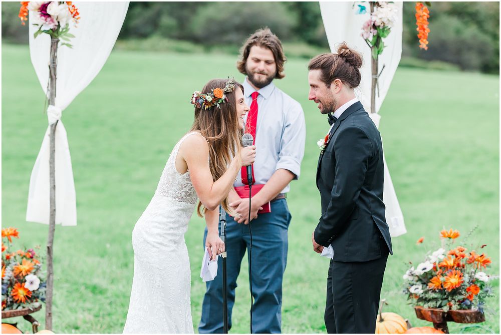 boho wedding ceremony