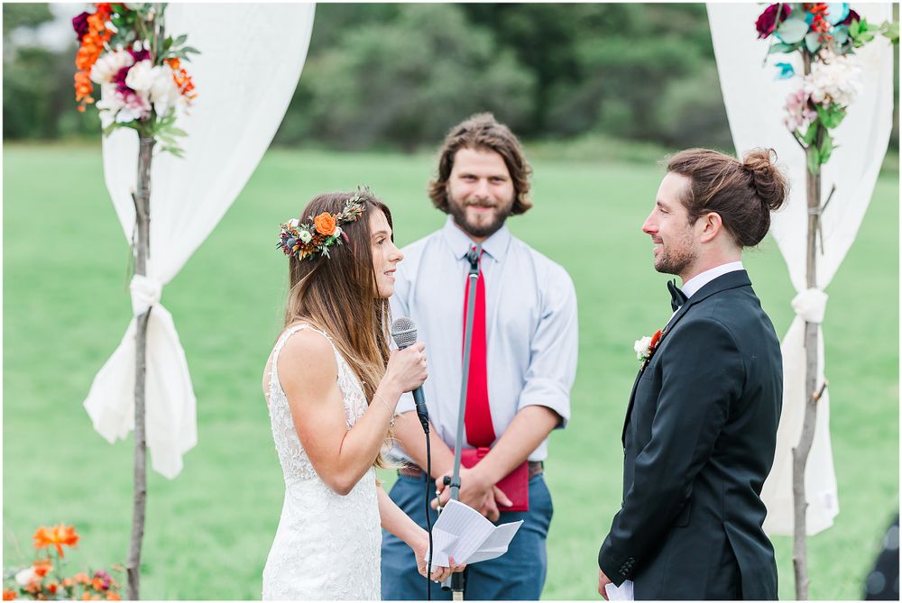 Poconos wedding photographer fall wedding in moscow, pa