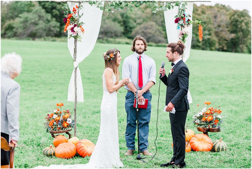 Fall boho wedding moscow, pa