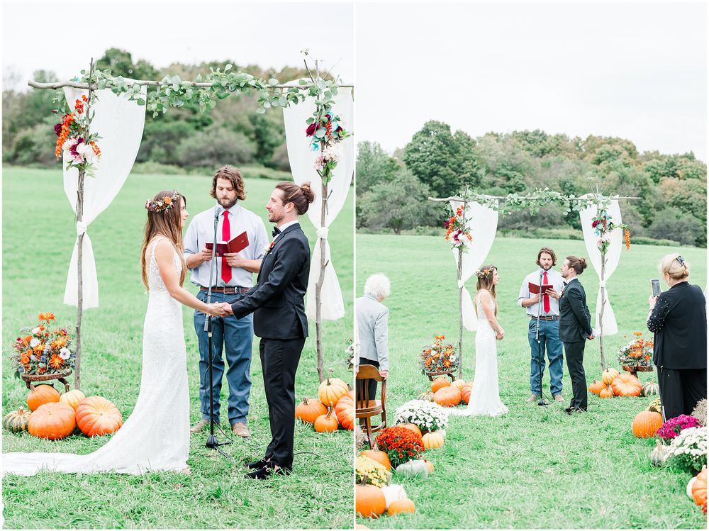Wedding Ceremony Poconos wedding photographer