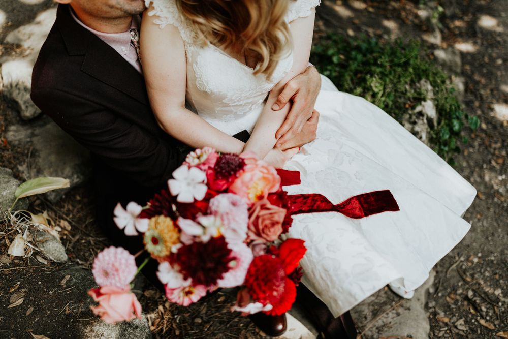 temple of Minerva summer wedding in Bath