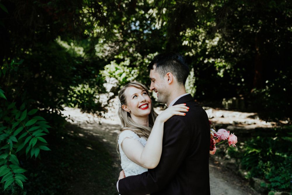 temple of Minerva summer wedding in Bath