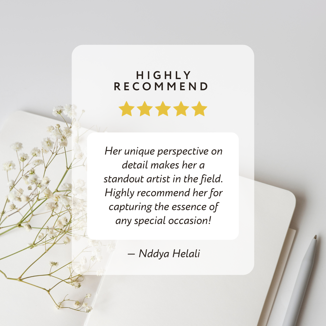 Client review praising wedding videography — Montreal wedding videographer