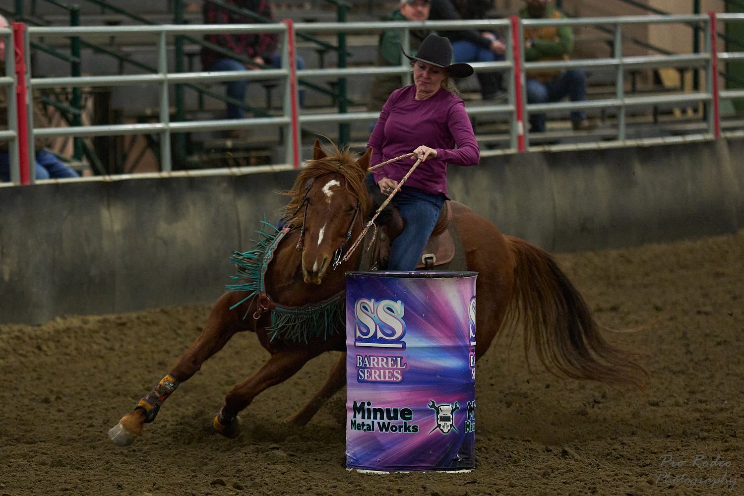 Barrel Racing Jackpot photos in Alberta on February 5, 2023