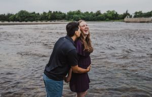 Maternity session at Riverside Park in Belleville, Ontario