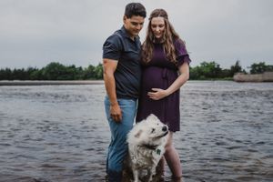 Maternity session at Riverside Park in Belleville, Ontario