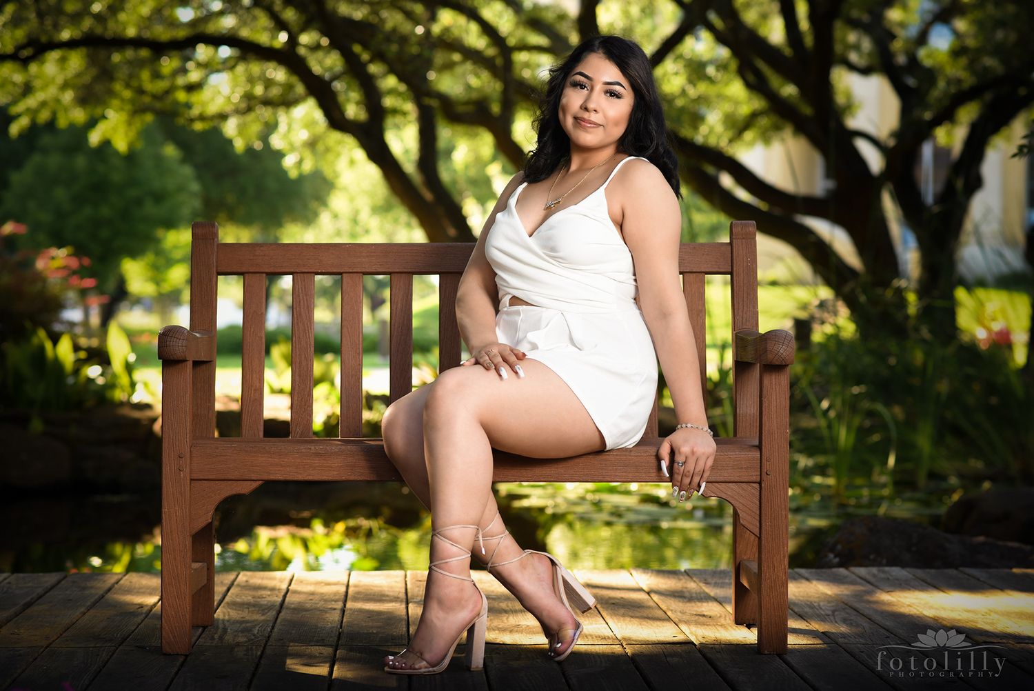 Maria's Senior Photoshoot at the Theological Seminary Garden fotolilly photography senior portrait packages.