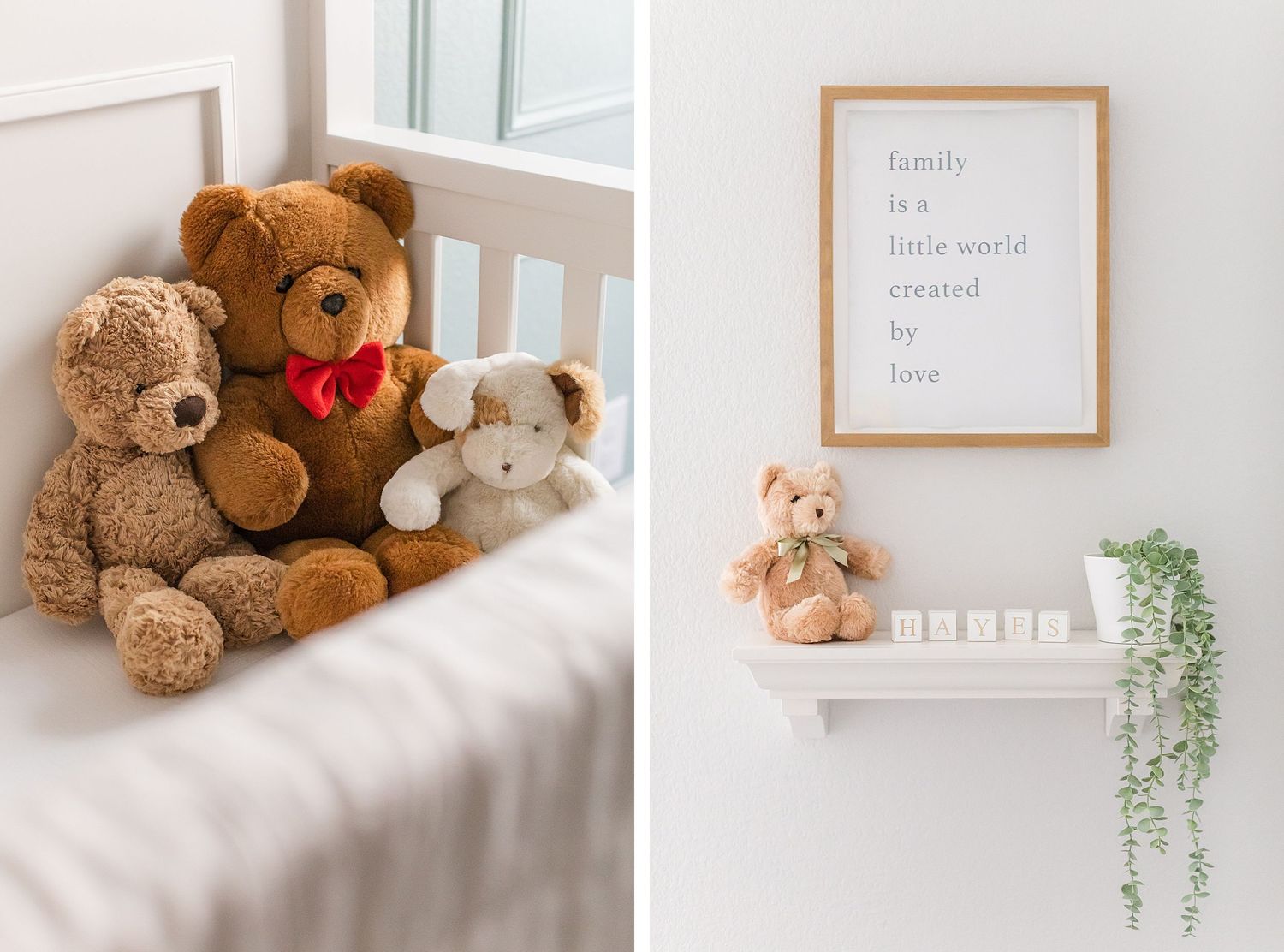 A calm, serene nursery design for baby boy in Austin, Texas