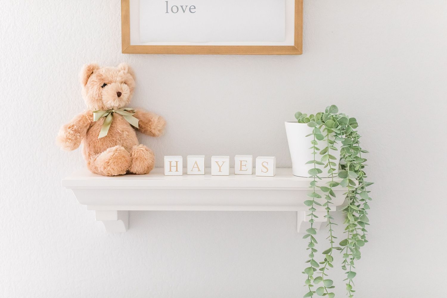 A calm, serene nursery design for baby boy in Austin, Texas