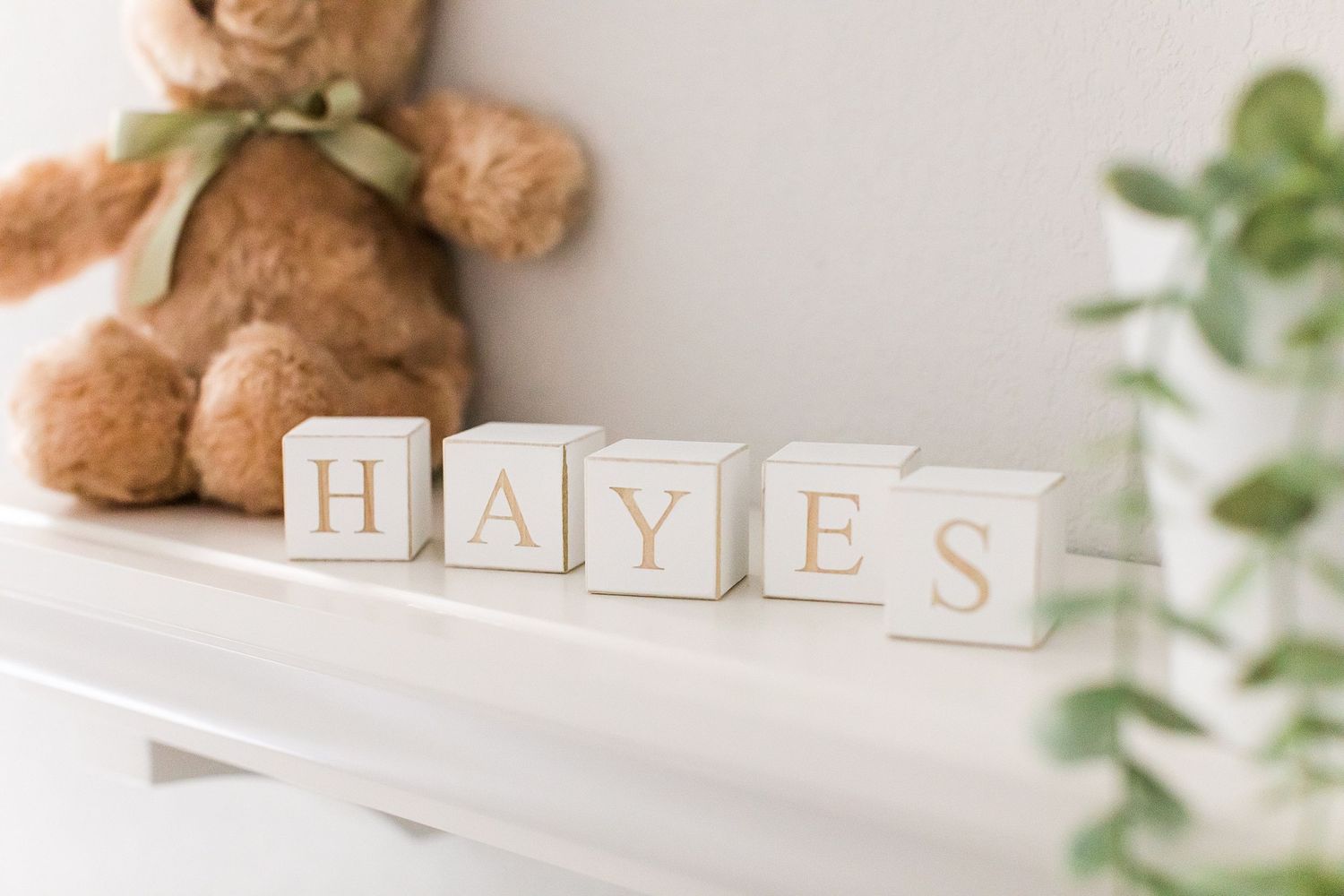 A calm, serene nursery design for baby boy in Austin, Texas
