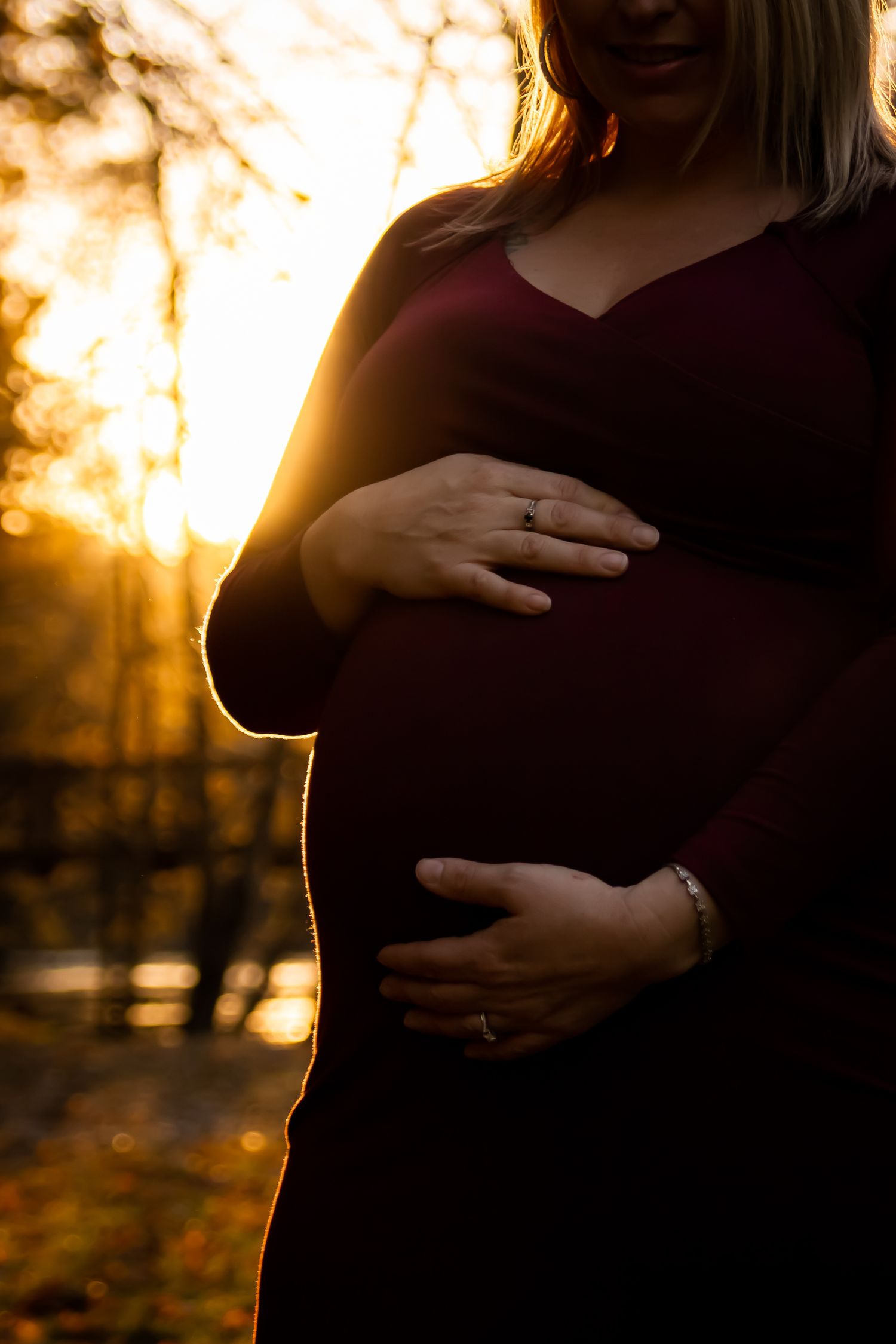 outdoor maternity session/Richfield county park/michigan