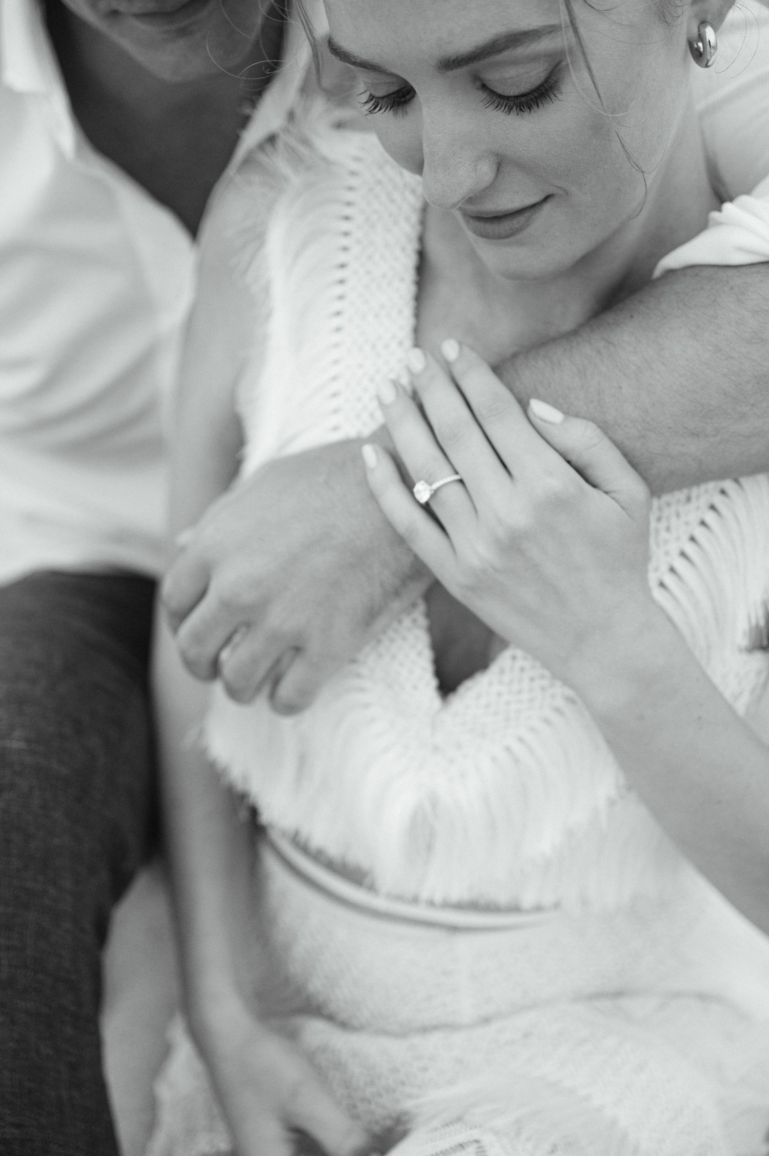 Modern Nantucket Island Pre-Wedding Beach Session | Candace Sims New England Luxury Fine Art Wedding Photographer