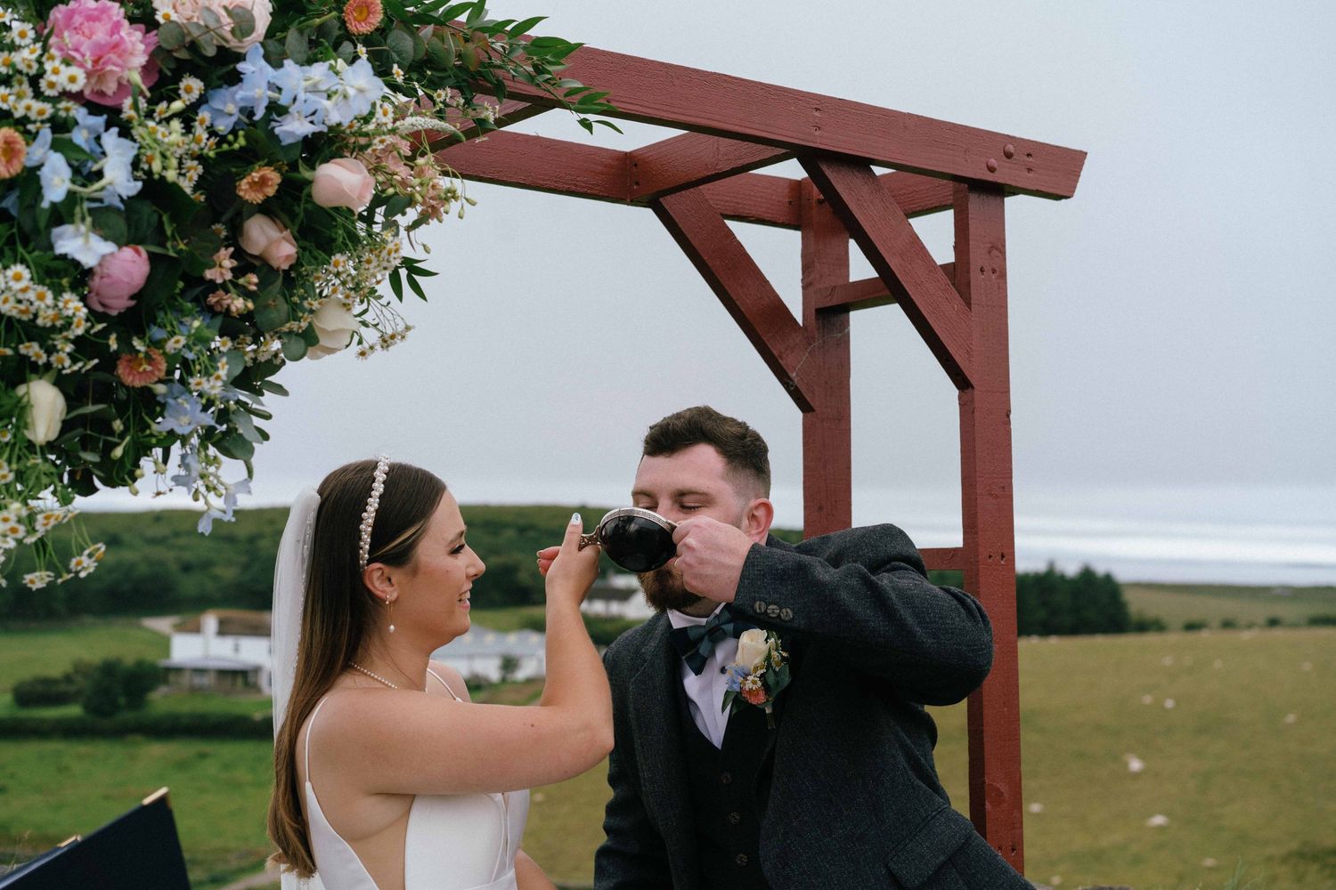 Celtic Quaich Whiskey Ceremony, Scottish Wedding Tradition also known as the Loving Cup