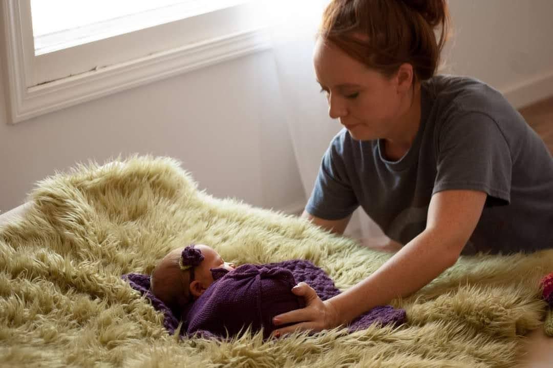 In Home Newborn Session in Evansville Indiana by ReiLynn Designs