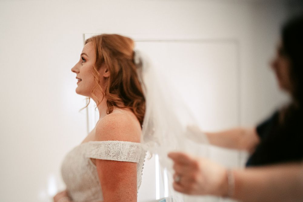 Wedding Veil shot by Rose and Rainbow Photography