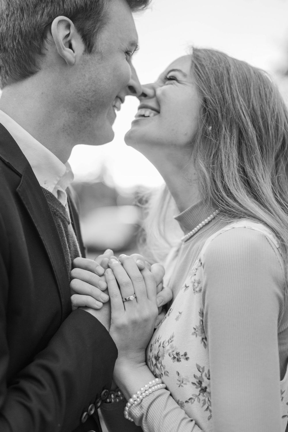 Elegant and classy fall engagement session at Woodward Park, Tulsa, Oklahoma.
