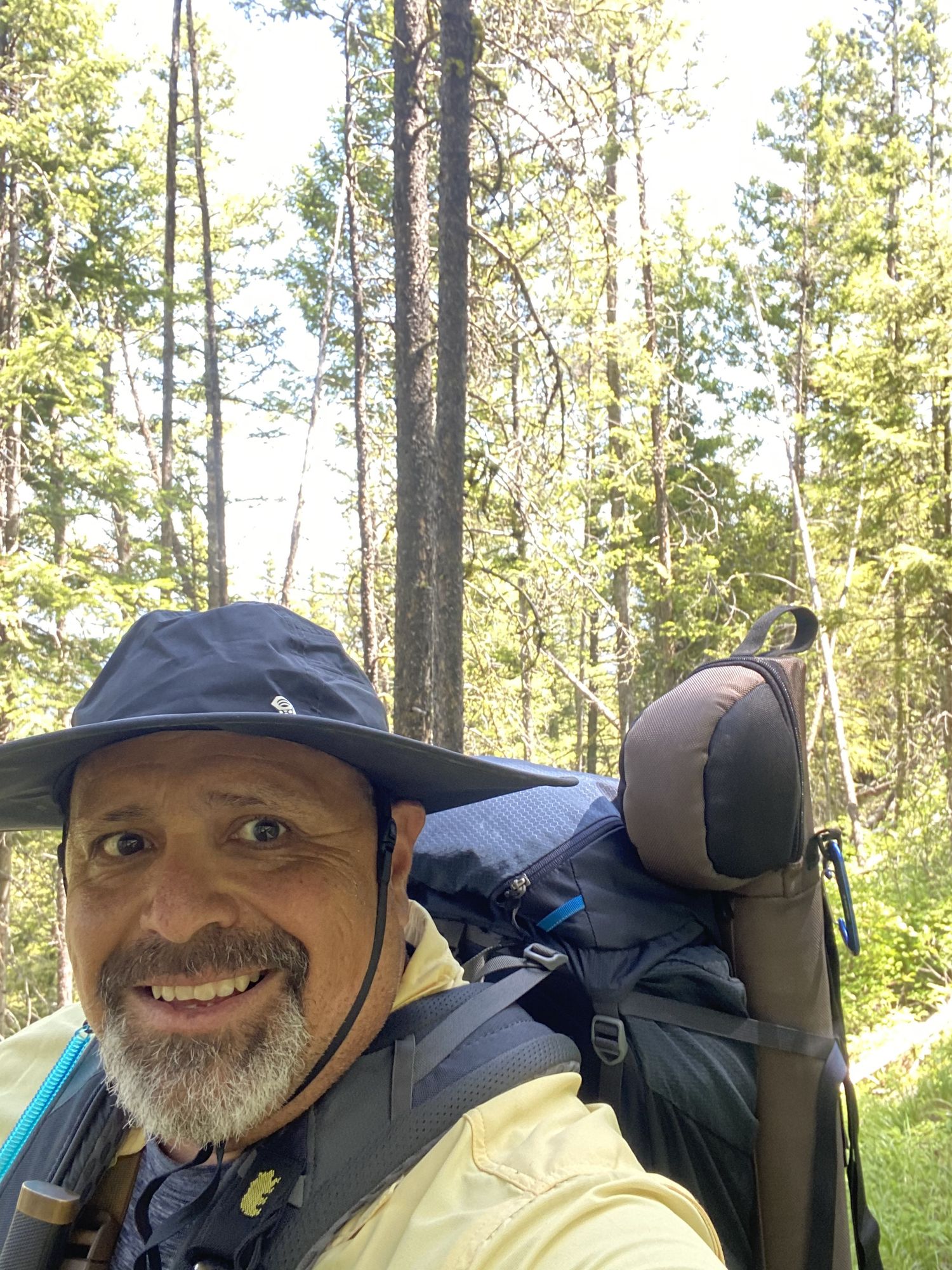Heading up for an overnight in the back country.  Maybe I'll have trout for dinner!