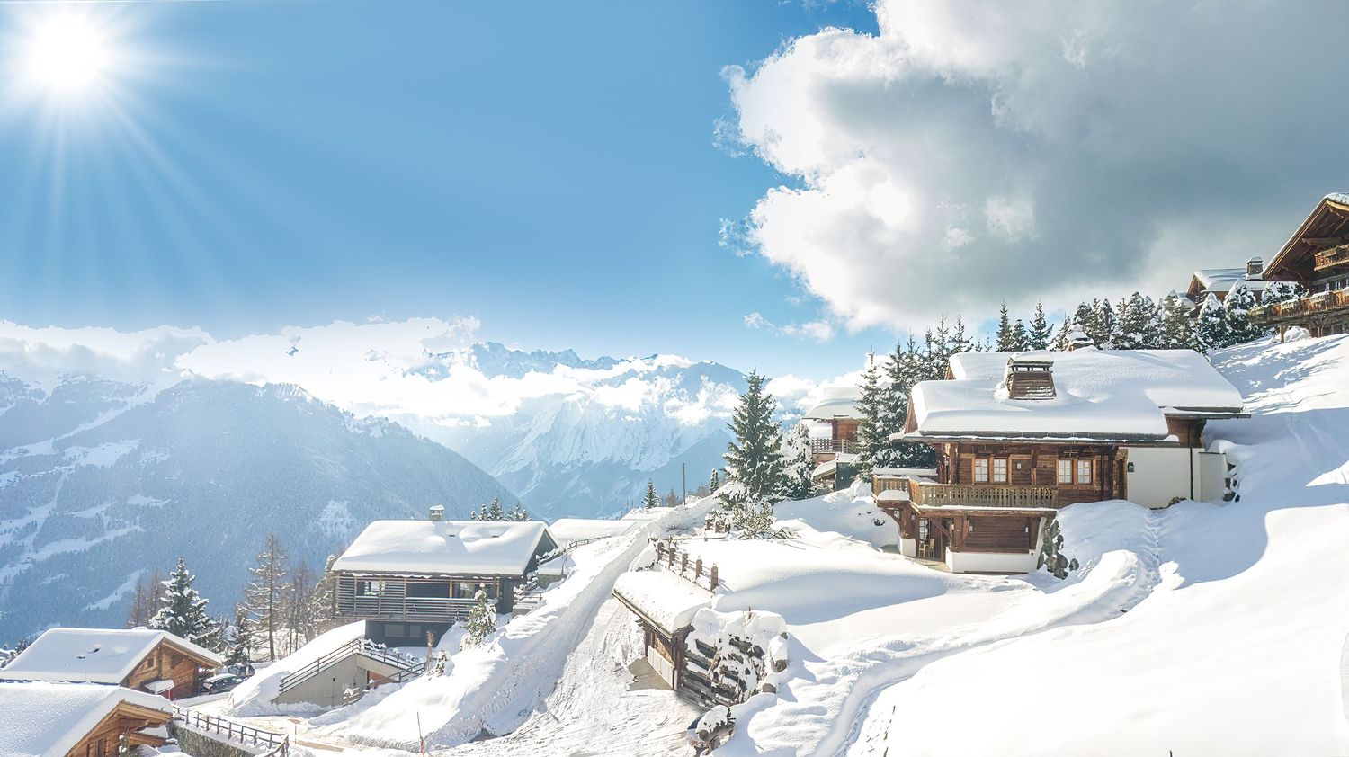 Aerial Drone Photography Switzerland Verbier