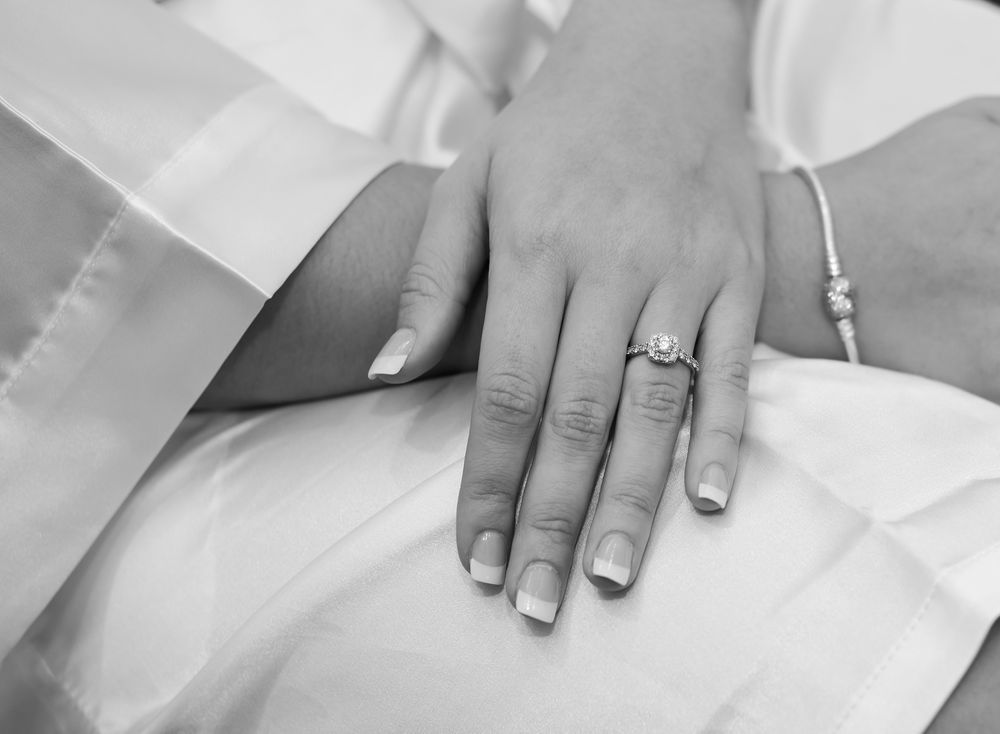 Bridal Details Engagement Ring Bridal Nails