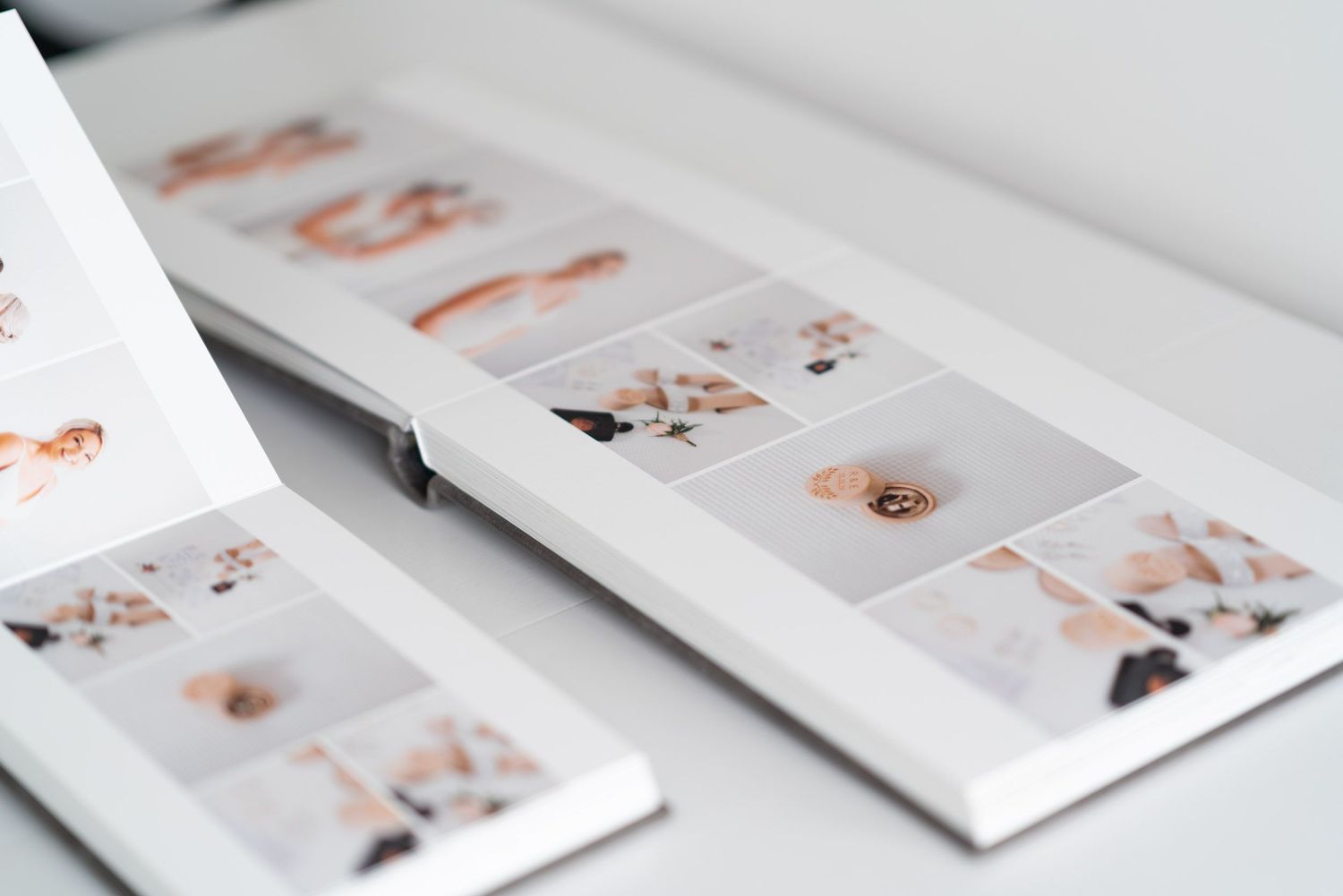 mini album next to the memory album lay flat