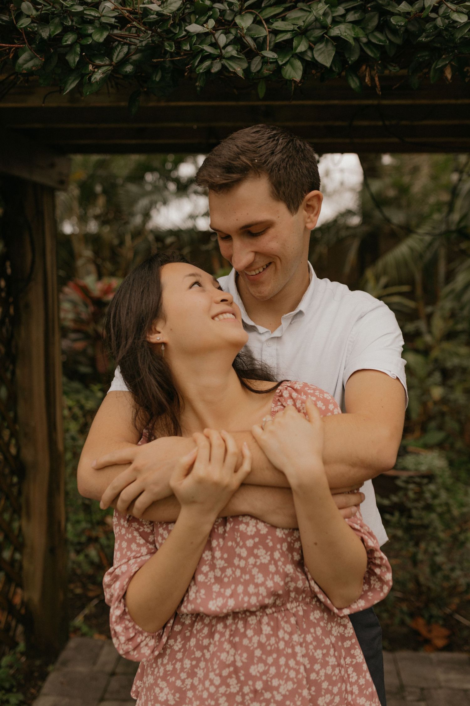 Orlando luxury wedding photographer a couple shares intimate moments in nature