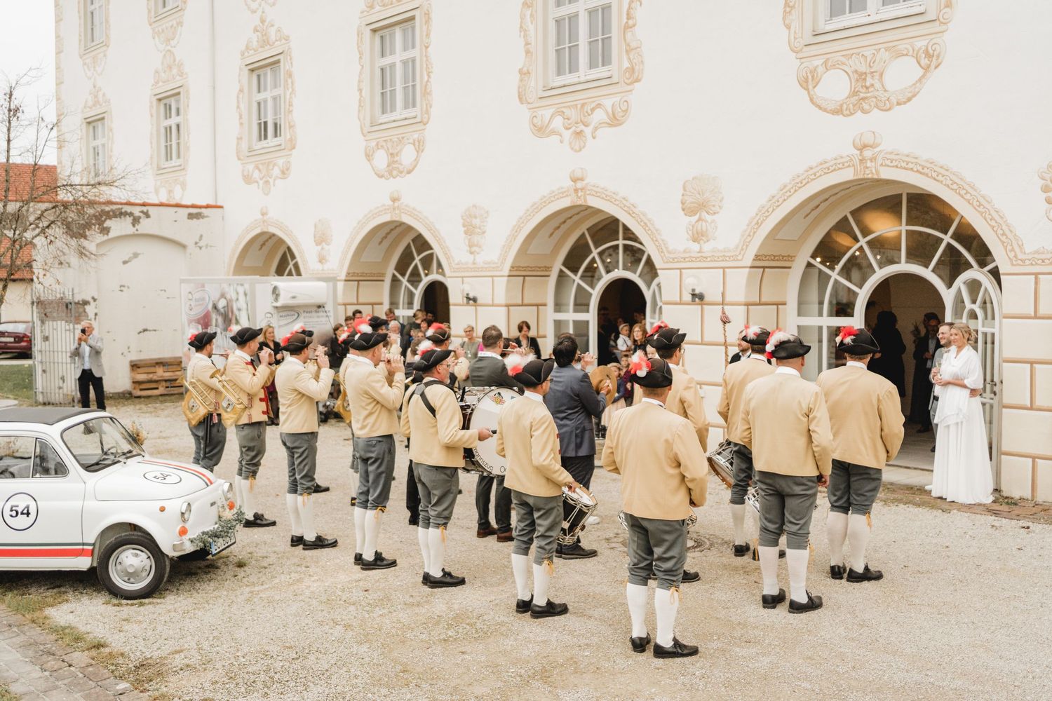 Fruchtkasten, Kloster, Ochsenhausen, Hochzeitsfotografin, Ramona Maier, Krummbach, Spielmannszug Ochsenhausen