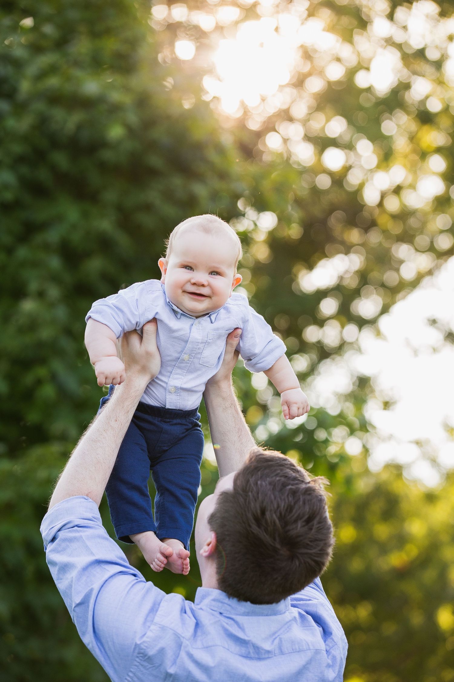 Baby dad St. Louis photography Ft. Zumwalt Park
