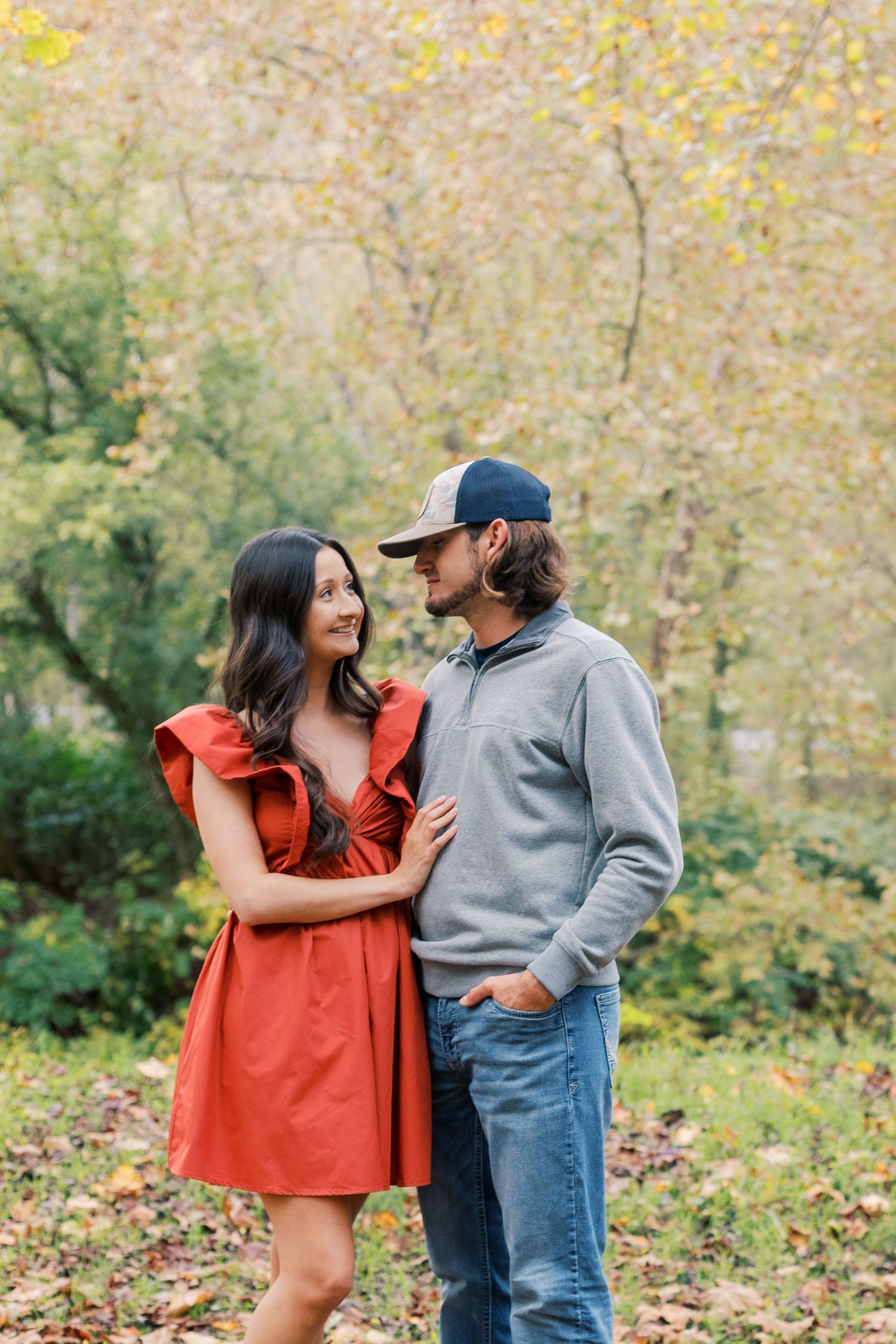 wv wedding photographer red dress what to wear engagement photos west virginia photographer engagement wedding
