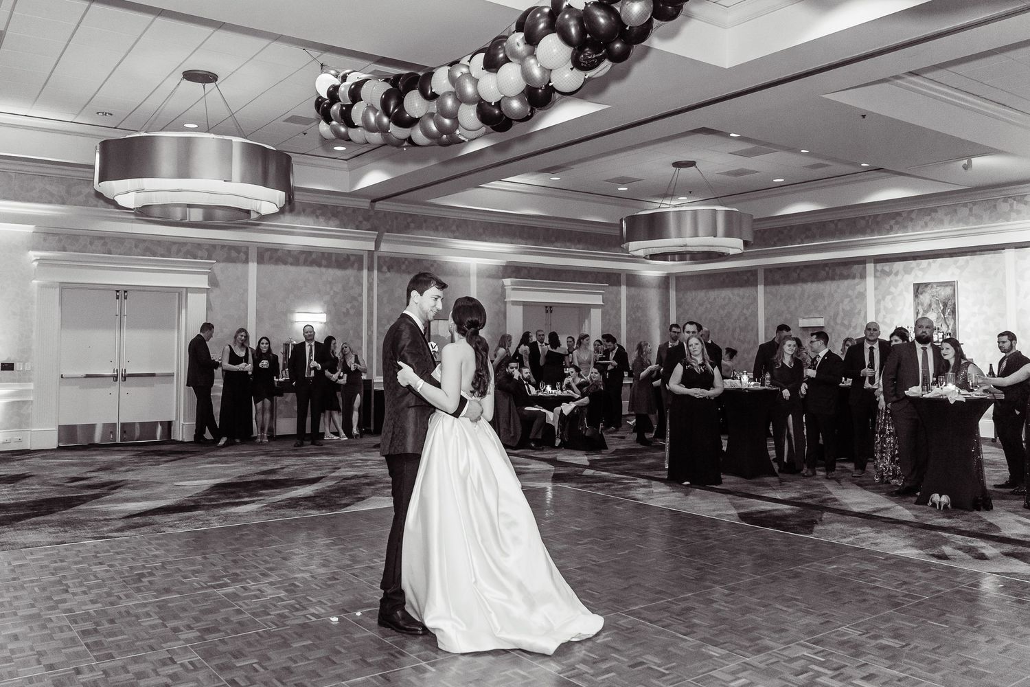 bride and groom just married wedding day milwaukee saint kate arts hotel wedding photographer racine photographer MKE