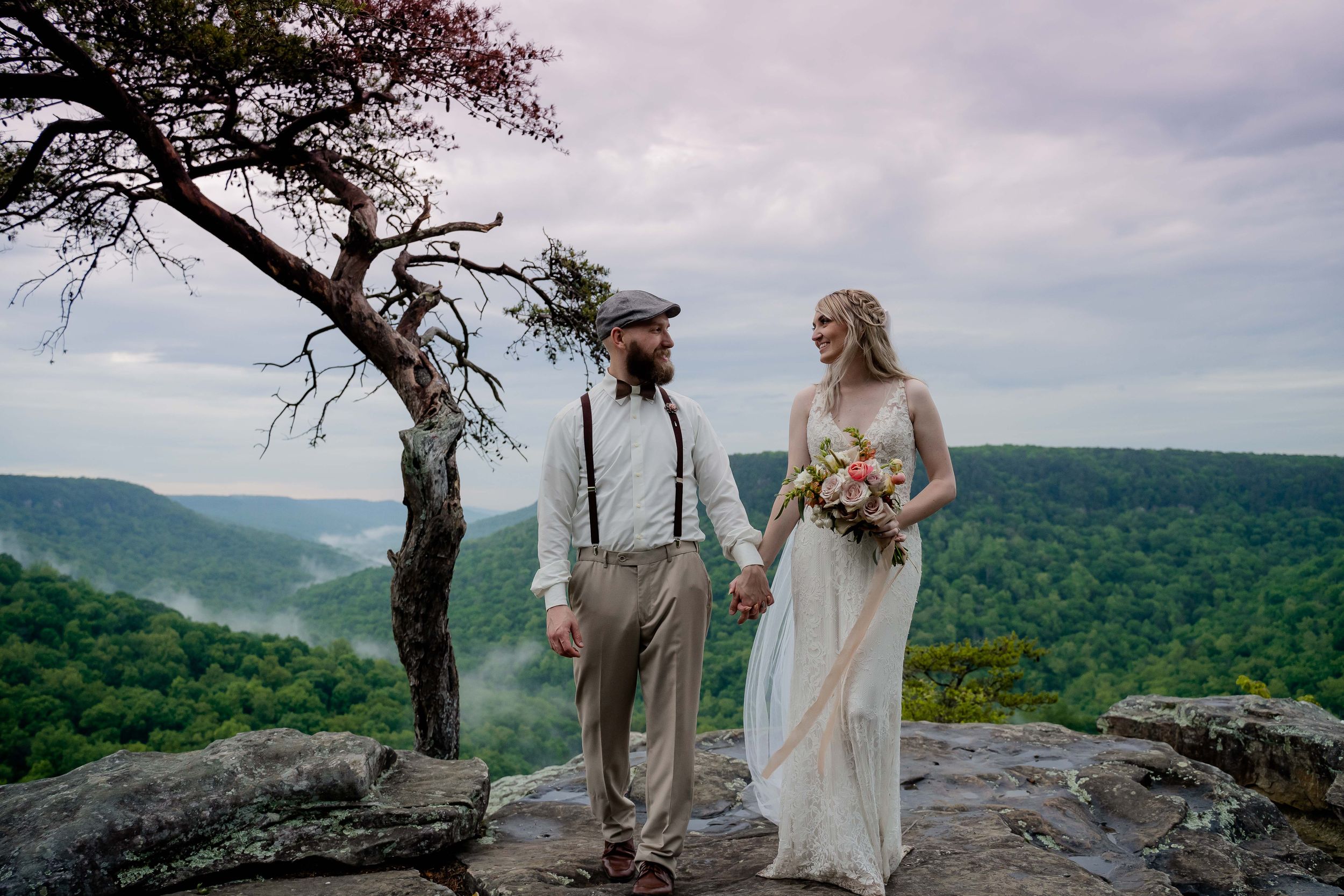 Elopement in Tennessee Fall Creek Falls Mandy Kline Photography