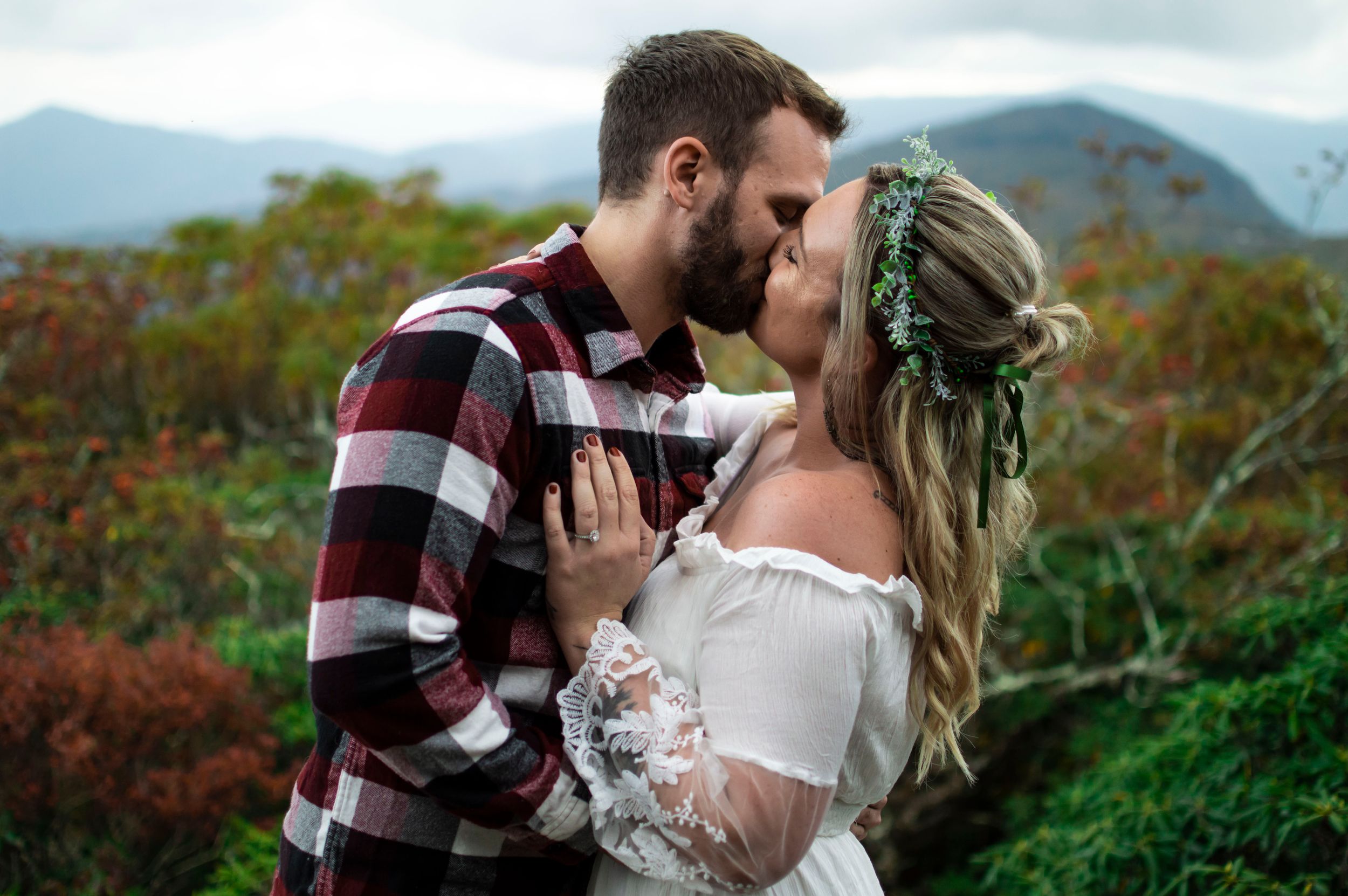 engagement shoot in asheville north carolina