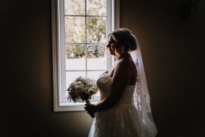 bride silhouette wedding day big event marriage elope photographer local travel buffalo ny wny east aurora